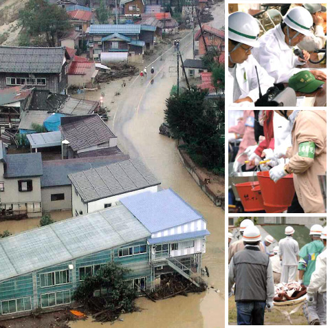 災害時の情報伝達・安否確認
